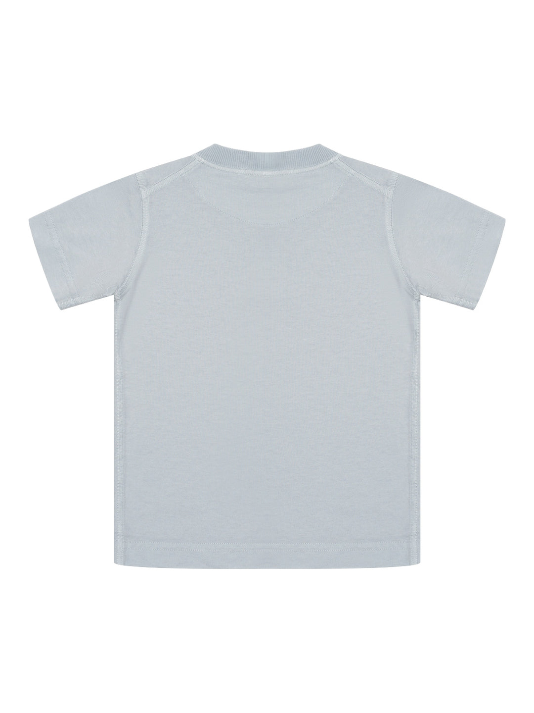 T-Shirt mit gesticktem Logo - Grau