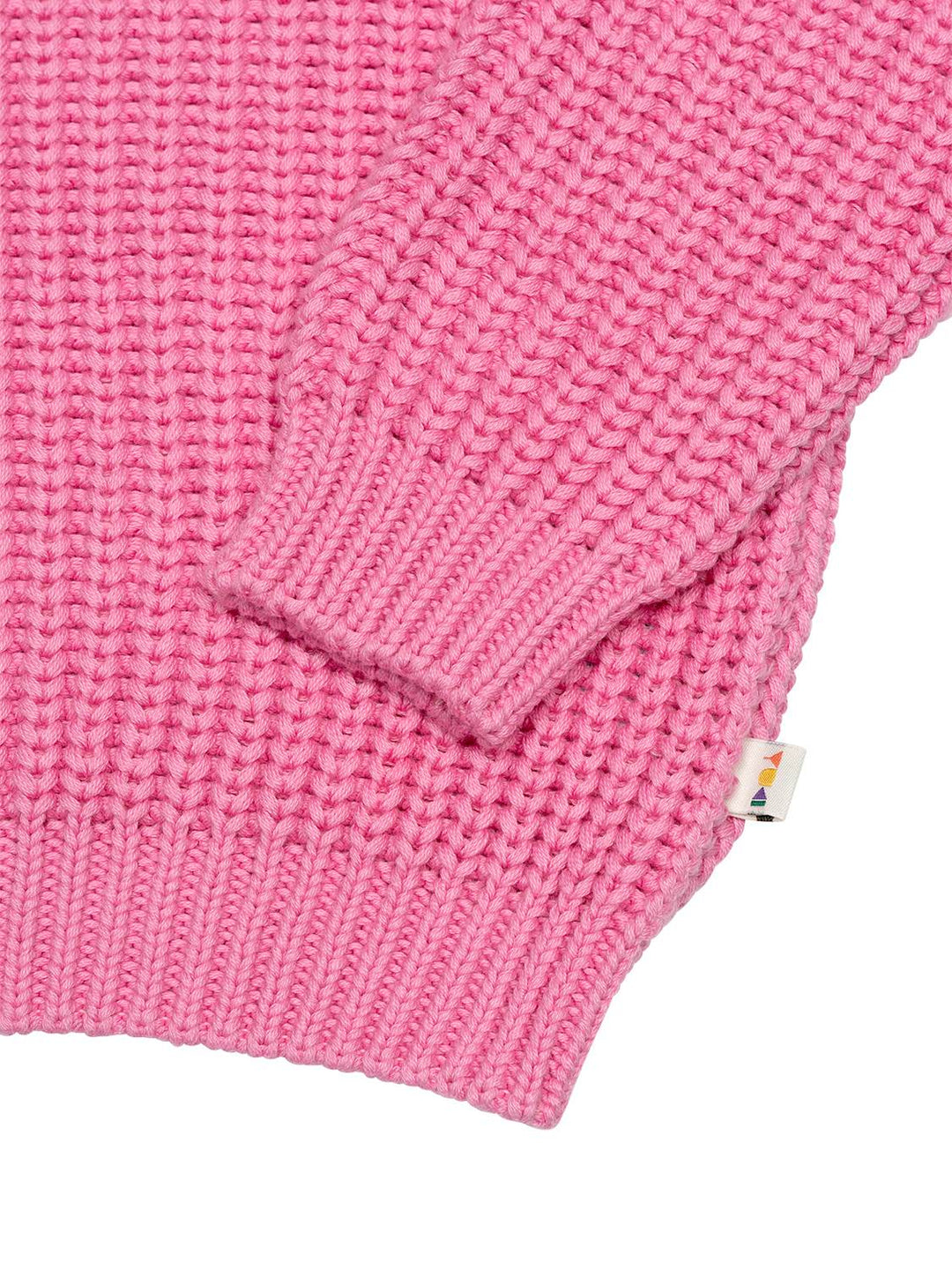 Chunky Grob gestrickter Pullover - Rosa