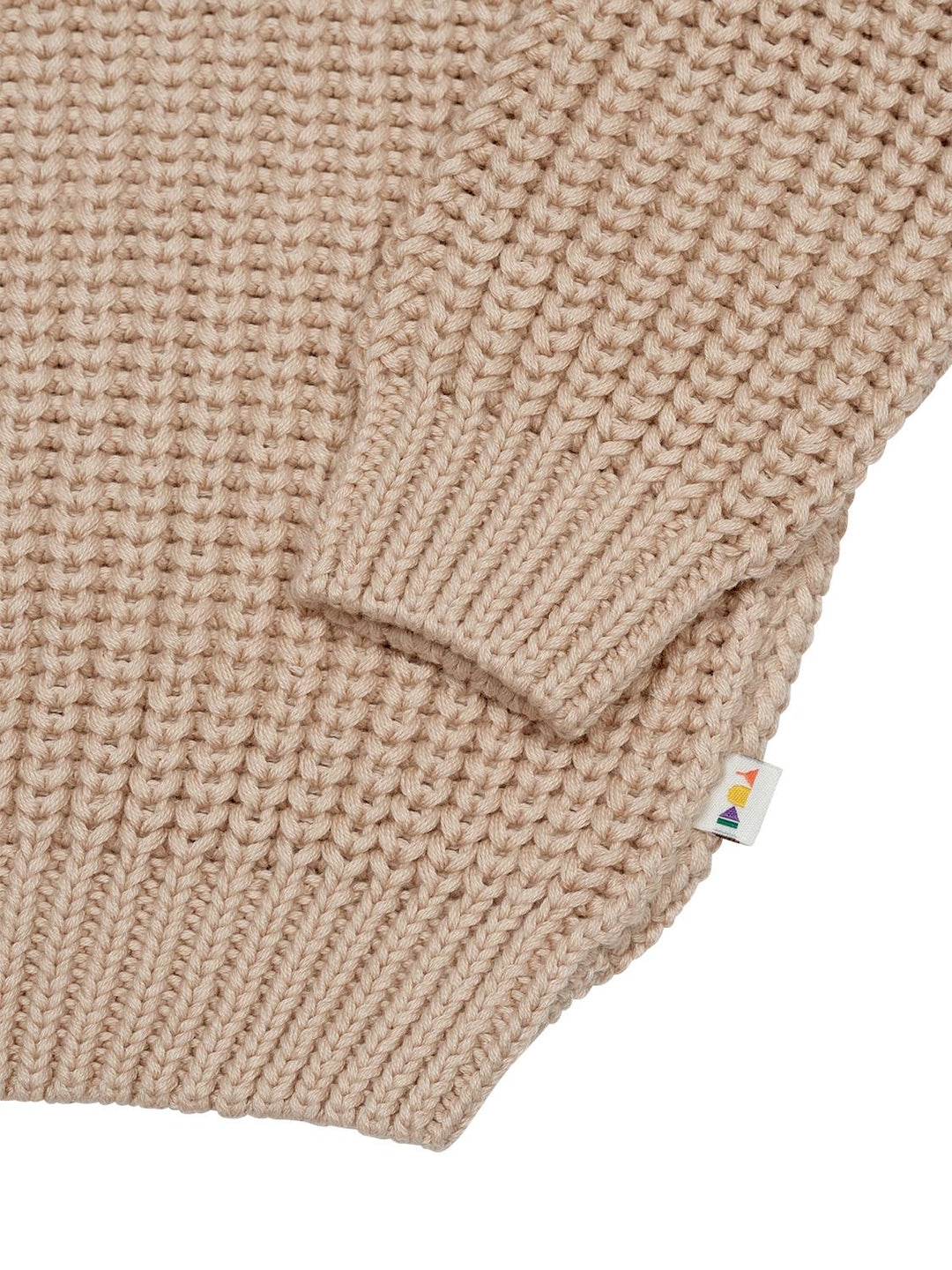 Chunky Grob gestrickter Pullover - Beige