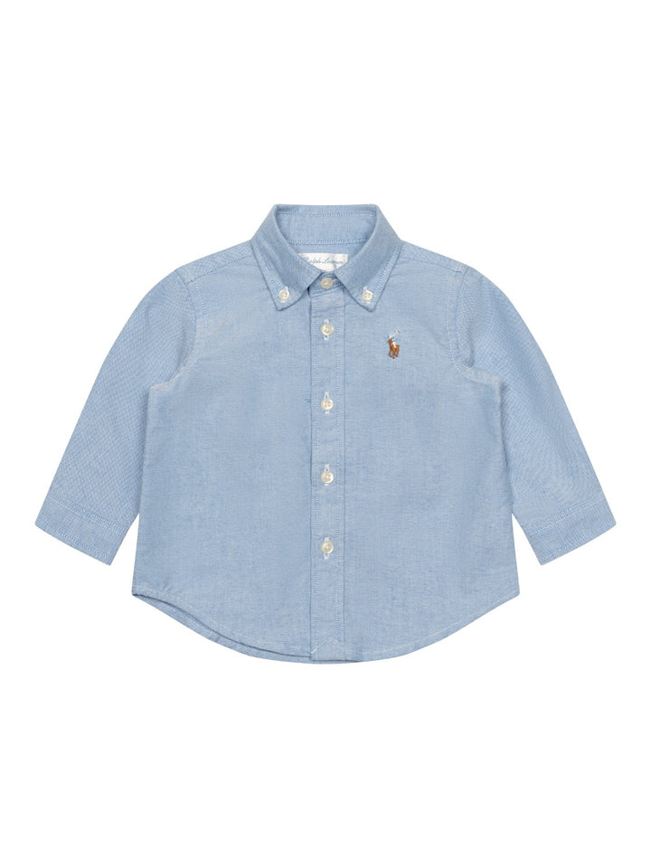 Button-Down-Oxford-Hemd - Hellblau