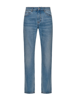 Klassische Jeans in verwaschenem Blau
