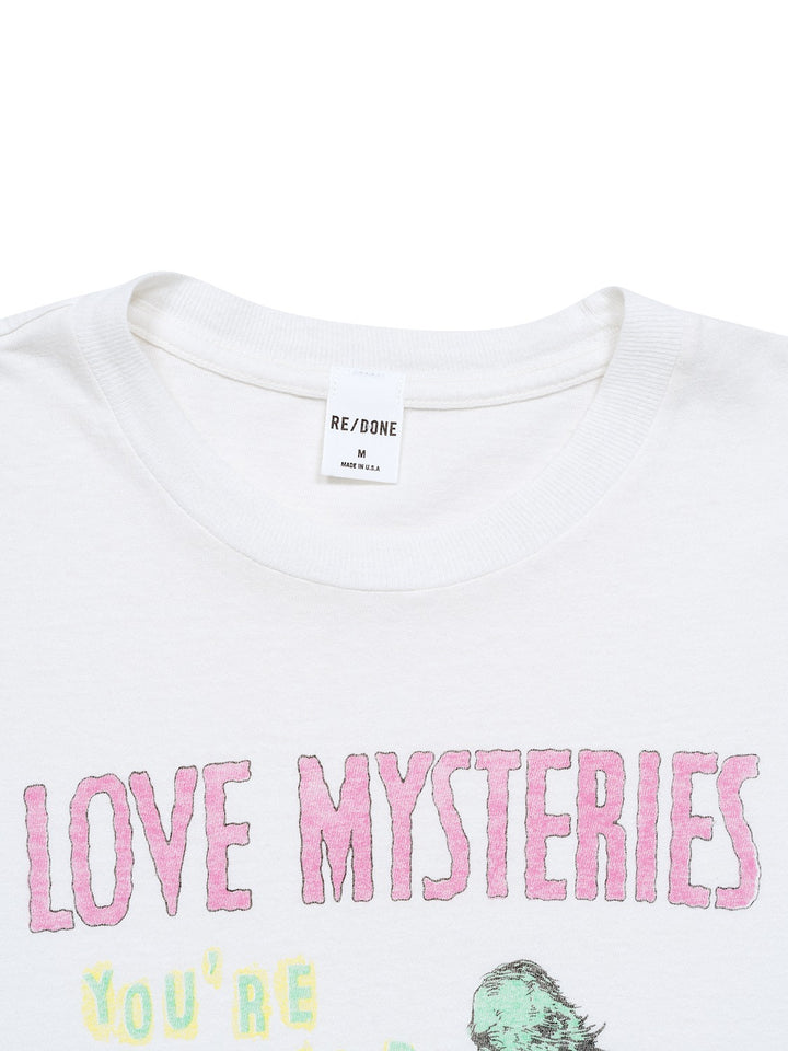 T-Shirt mit Aufdruck "Love Mysteries"