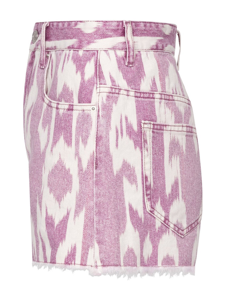 Lesia Shorts mit Ikat-Print