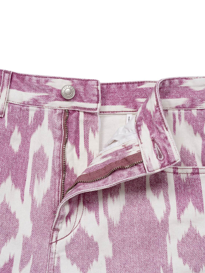 Lesia Shorts mit Ikat-Print