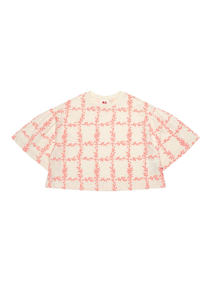 Arbi T-Shirt Jani - Beige/Neon Rosa