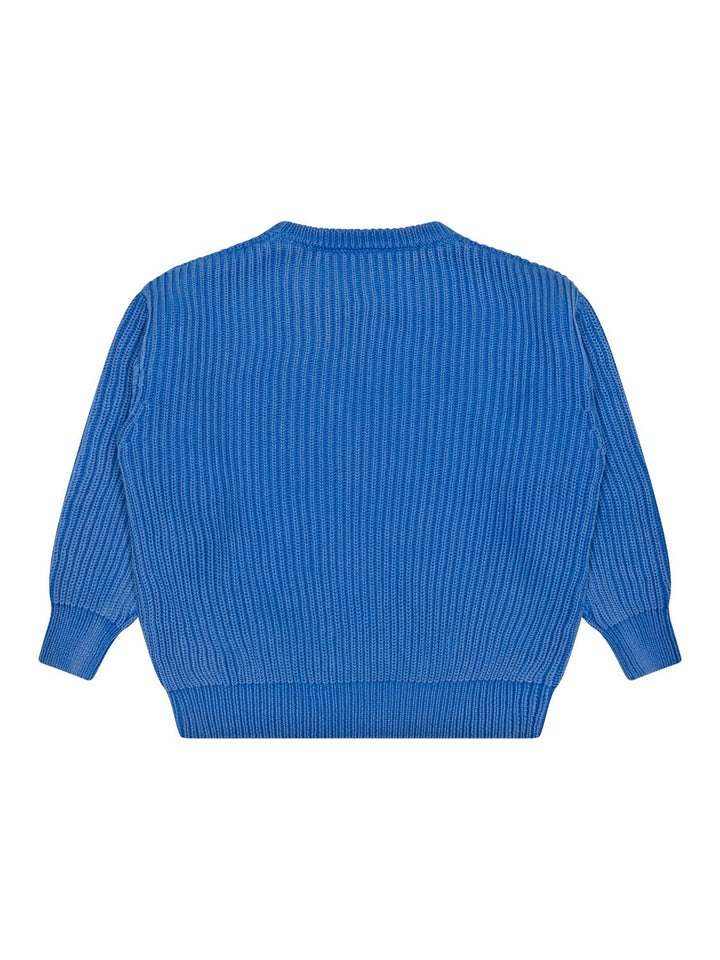 Yaro Grobstrick-Pullover - Blau