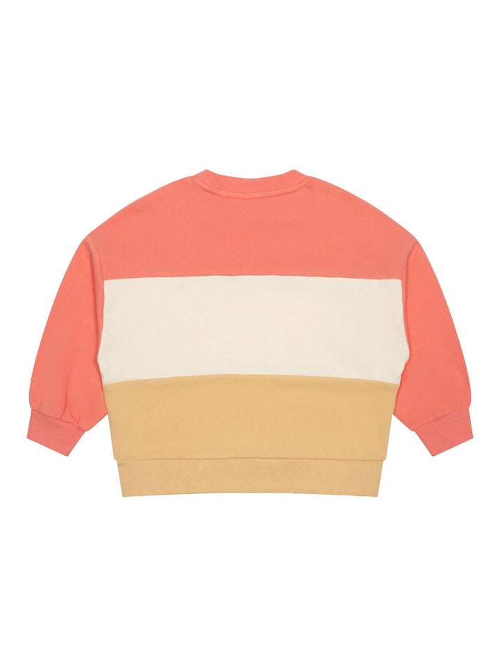 Letta Sweater Block - Orange/Rosa