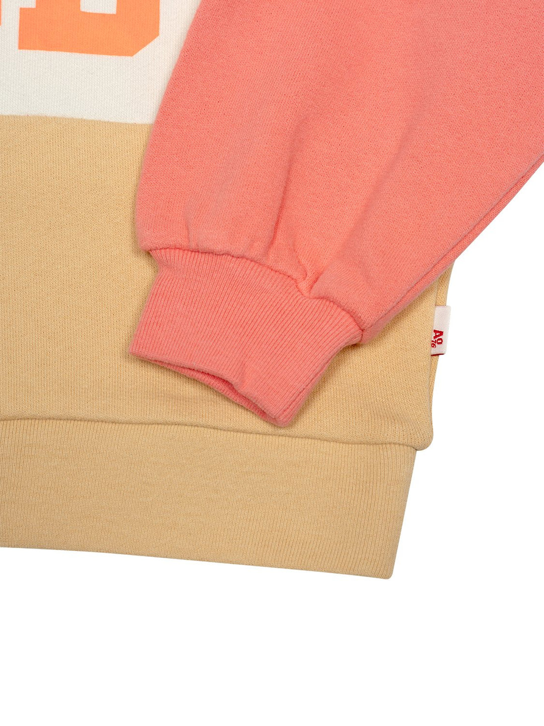 Letta Sweater Block - Orange/Rosa