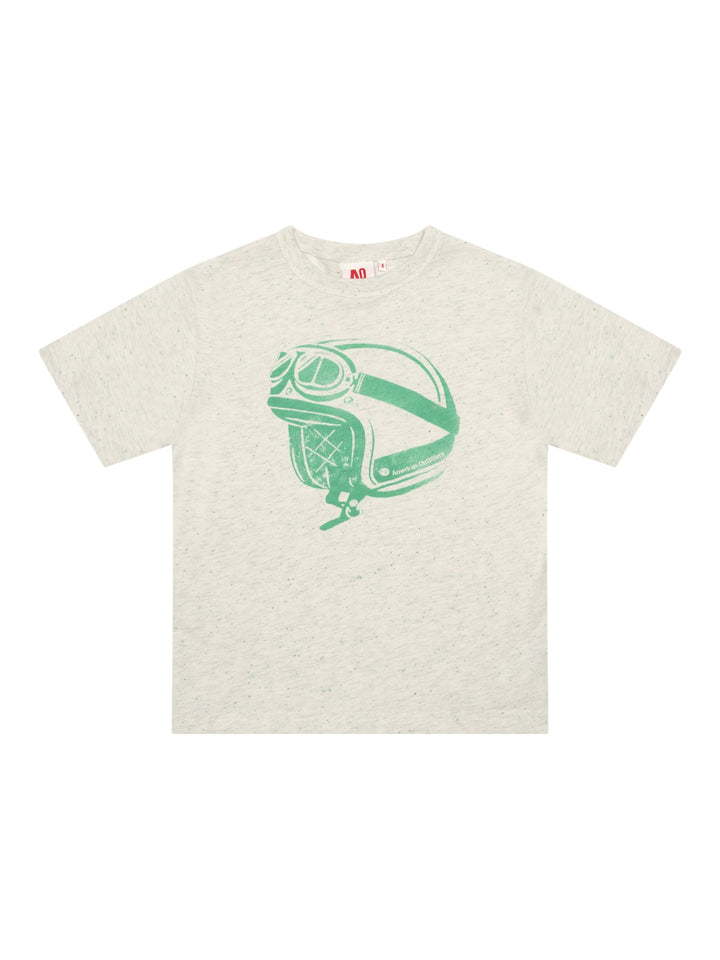 Silas T-Shirt Helmet - Beige/Grün