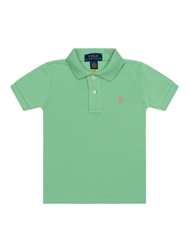 Polo Shirt mit Logo - Grün