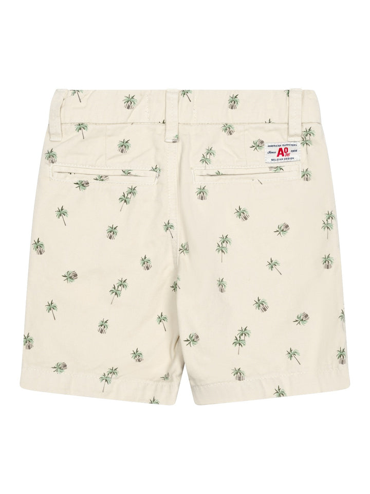 Barry Chino Shorts mit Palmen-Print - Beige