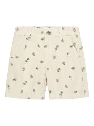 Barry Chino Shorts mit Palmen-Print - Beige