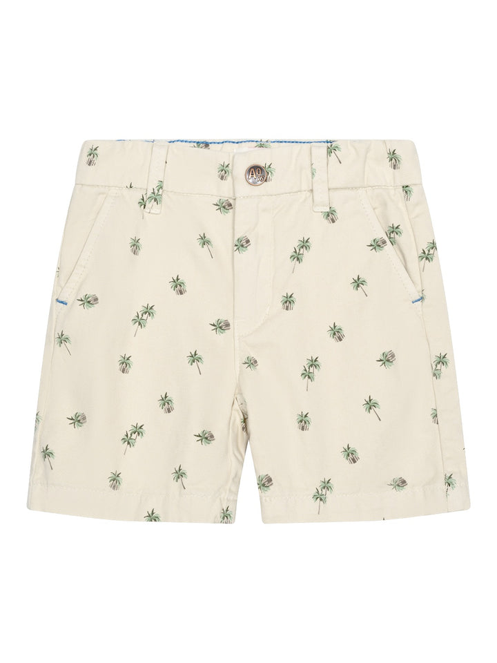 Barry Chino Shorts mit Palmen-Print - Beige