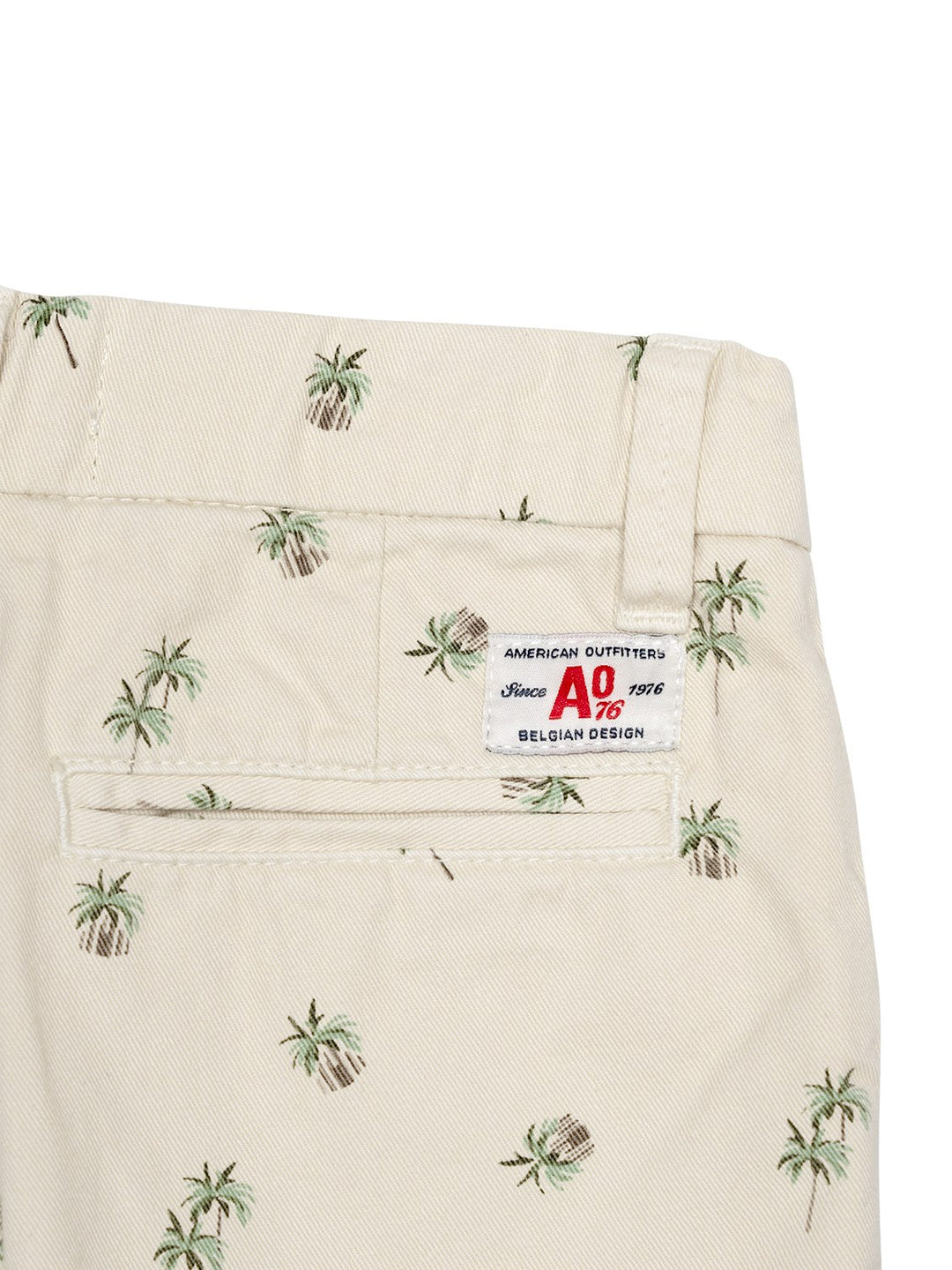 Barry Chino Shorts mit Palmen-Print - Beige