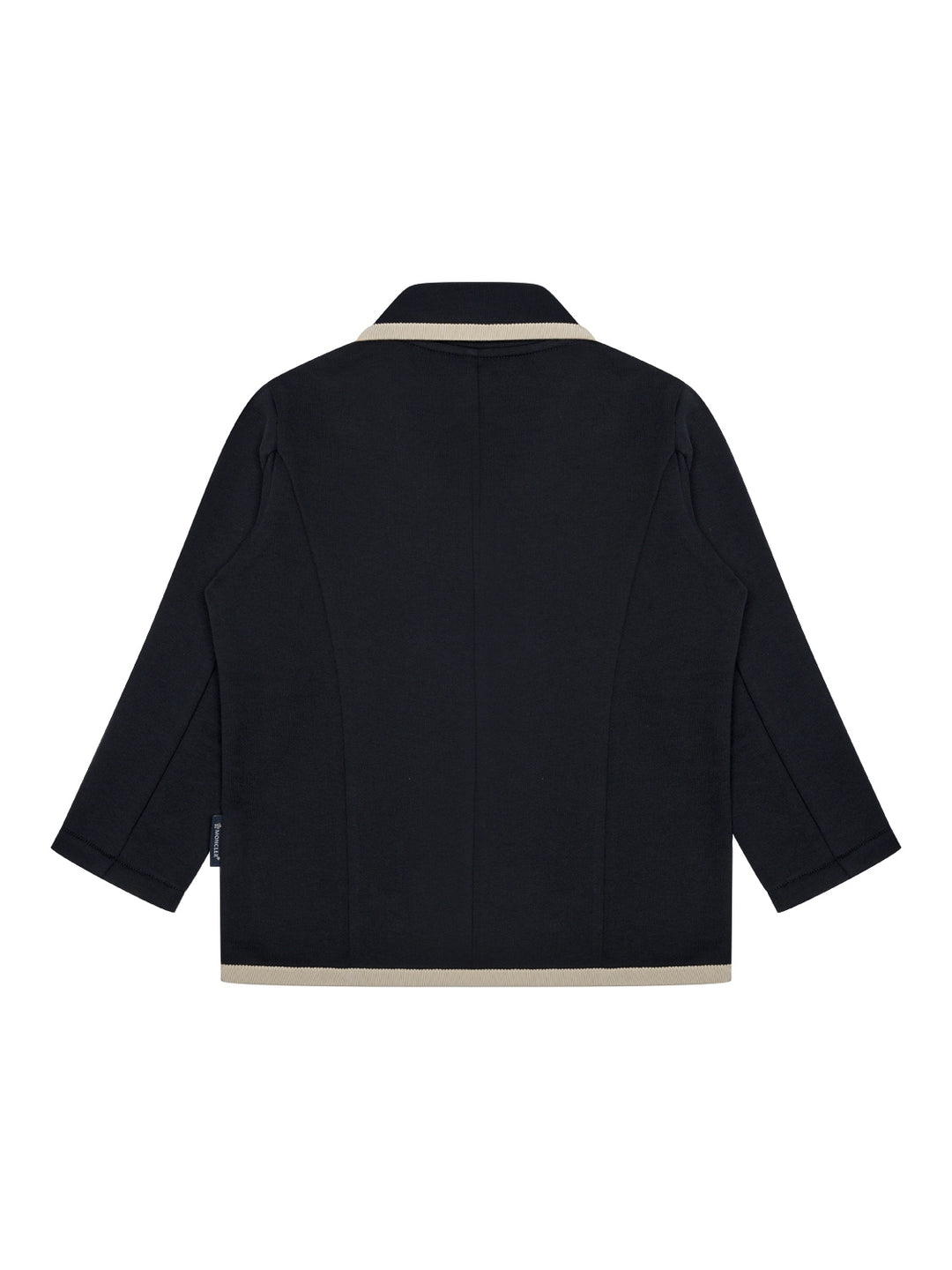 Sweat-Blazer mit Logo - Navy