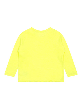 Langarm T-Shirt - Neon-Gelb