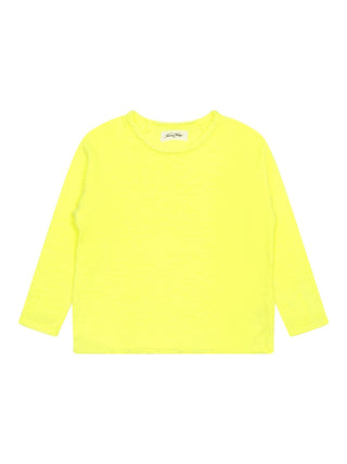 Langarm T-Shirt - Neon-Gelb