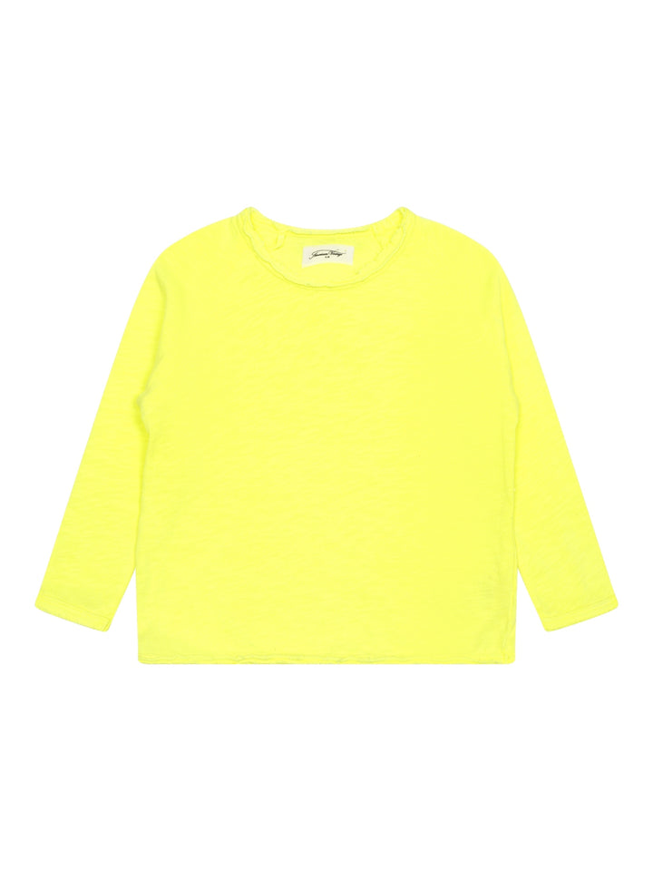 Langarm T-Shirt - Neon-Gelb