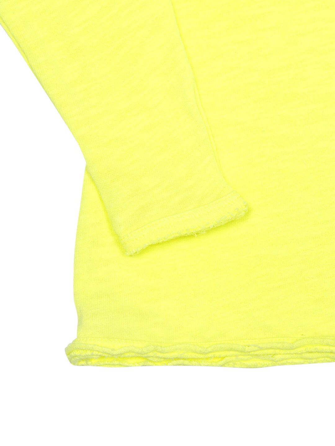 Langarm T-Shirt - Neon-Gelb