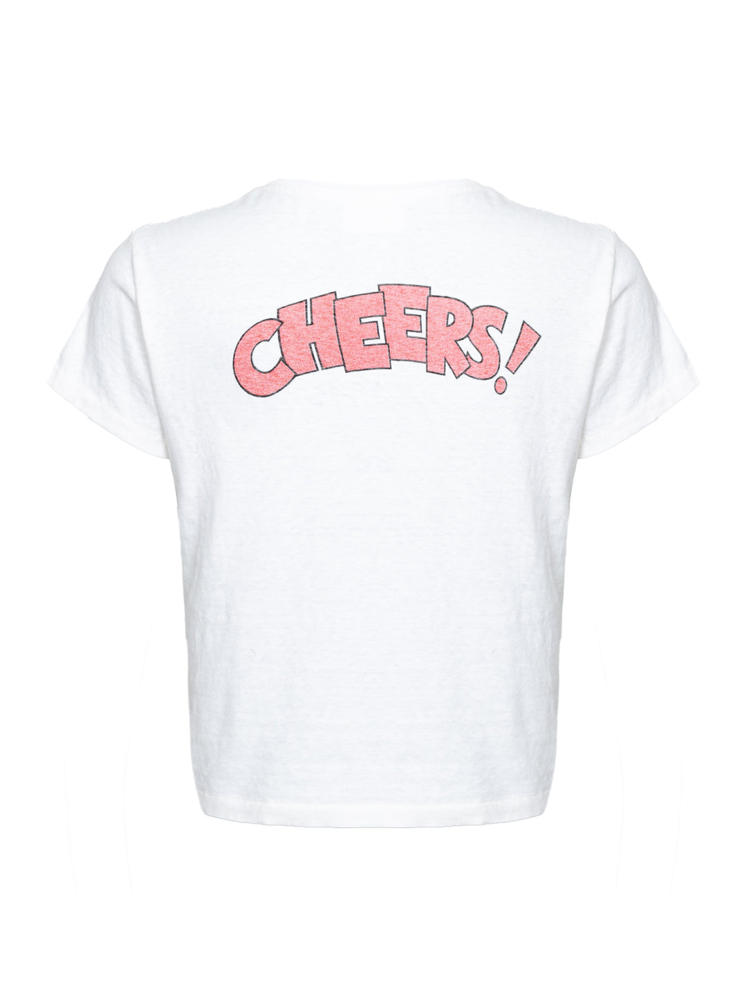 T-Shirt mit "Cheers"-Motiv