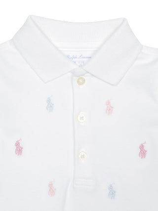 Kleid mit Schiffli-Stickerei - Weiß