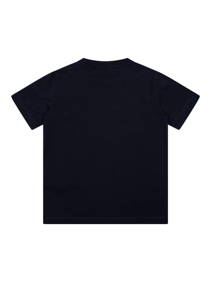 T-Shirt mit Logo-Print - Navy