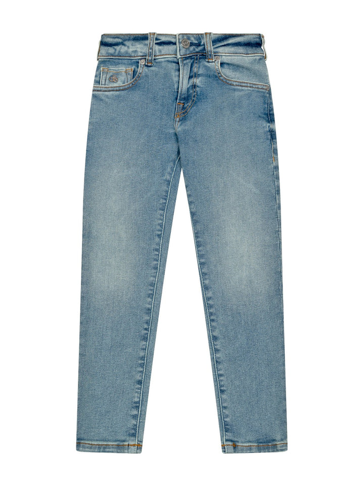 Regular Slim Jeans - Blau