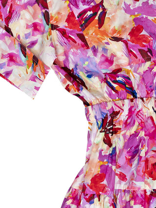 Kurzes Kleid "Nadira" in floralem Print