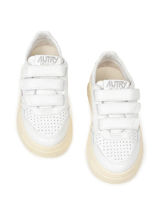 Medalist Kids Sneaker Kidsstripes Low aus Leder - Weiß