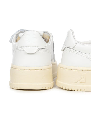 Medalist Kids Sneaker Kidsstripes Low aus Leder - Weiß