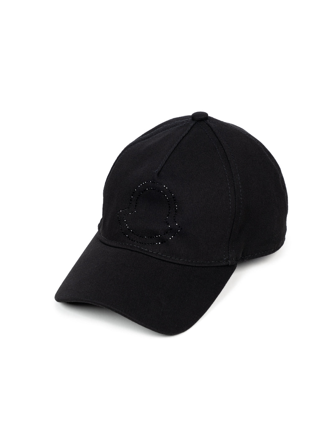 Baseballcap mit Strasslogo - Schwarz