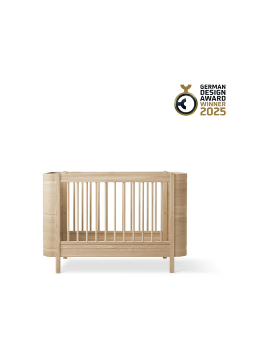 Wood Mini+ Babybett - Eiche