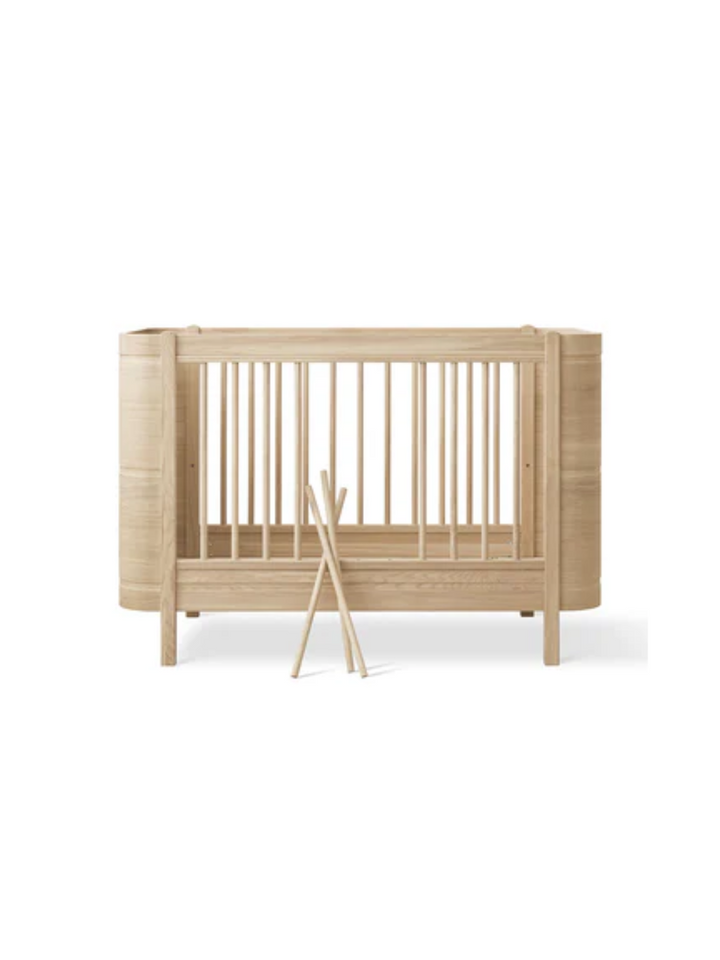 Wood Mini+ Babybett - Eiche