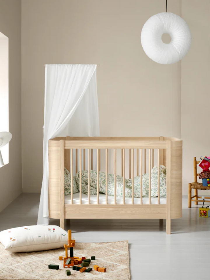 Wood Mini+ Babybett - Eiche