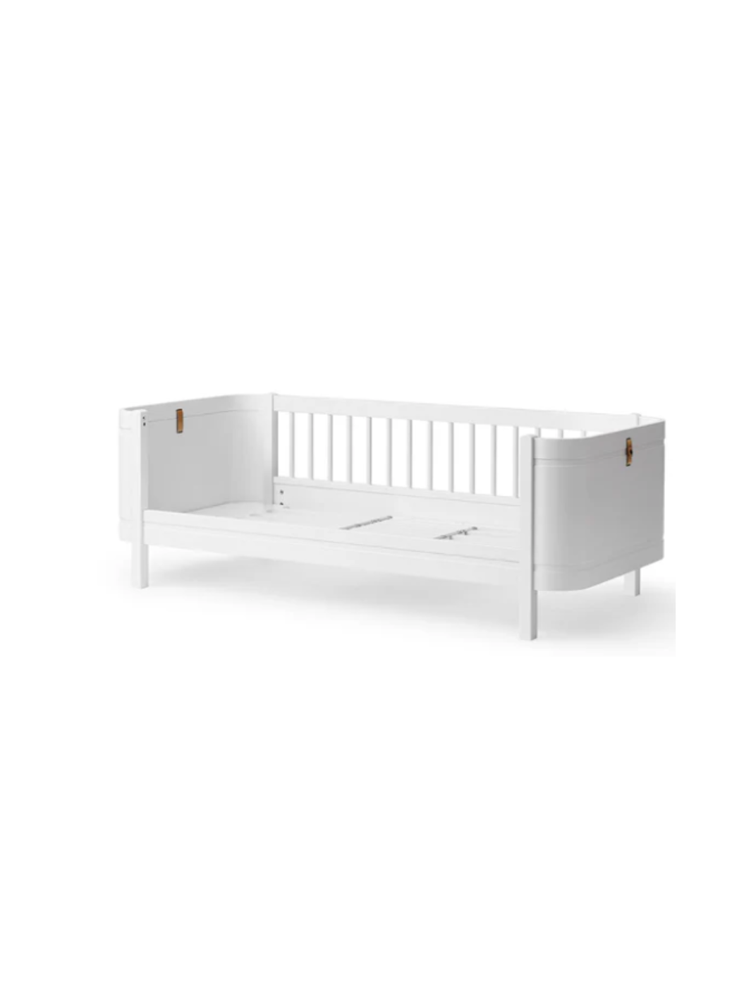 Wood Mini+ Babybett inkl. Umbauset Juniorbett - Weiß