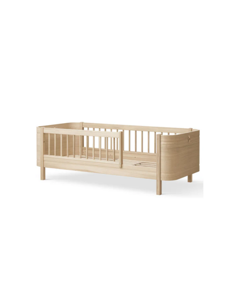 Wood Mini+ Babybett inkl. Umbauset Juniorbett - Eiche