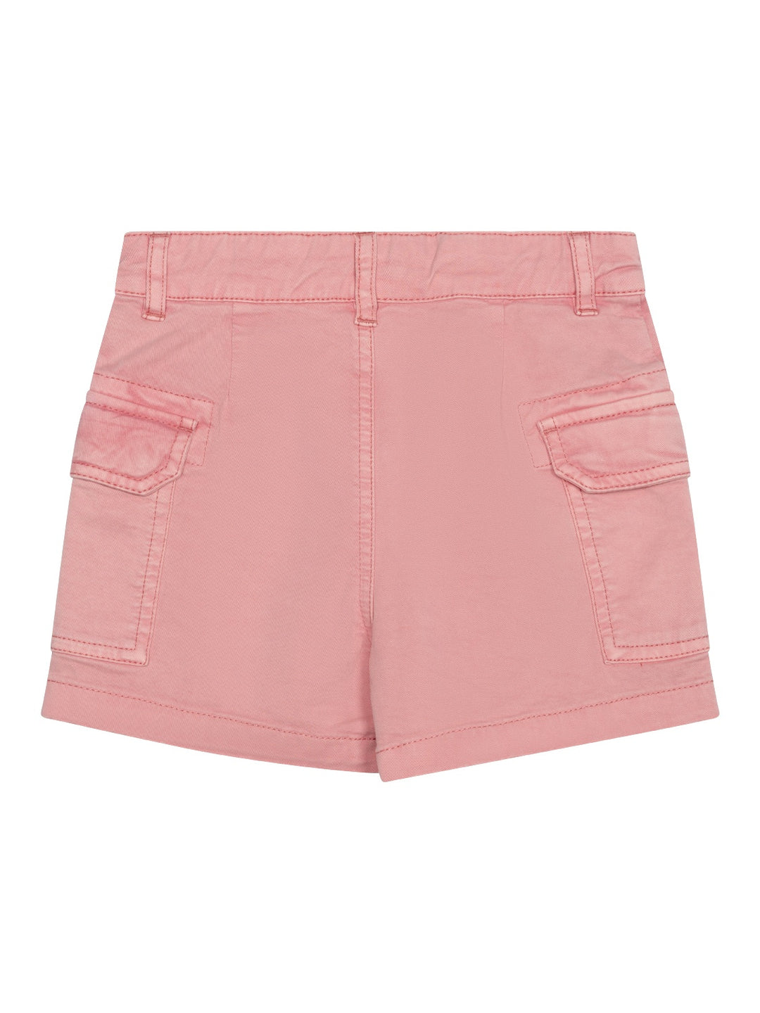 Shorts mit Logo-Stickerei - Rosa