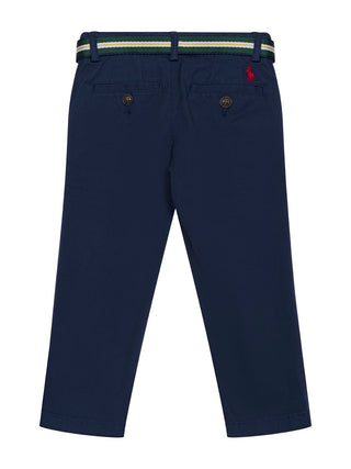 Bedford Chinohose mit Gürtel - Navy
