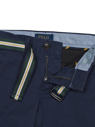 Bedford Chinohose mit Gürtel - Navy