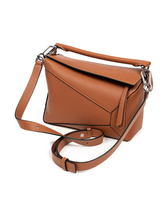 Puzzle Tasche aus klassischem Kalbsleder
