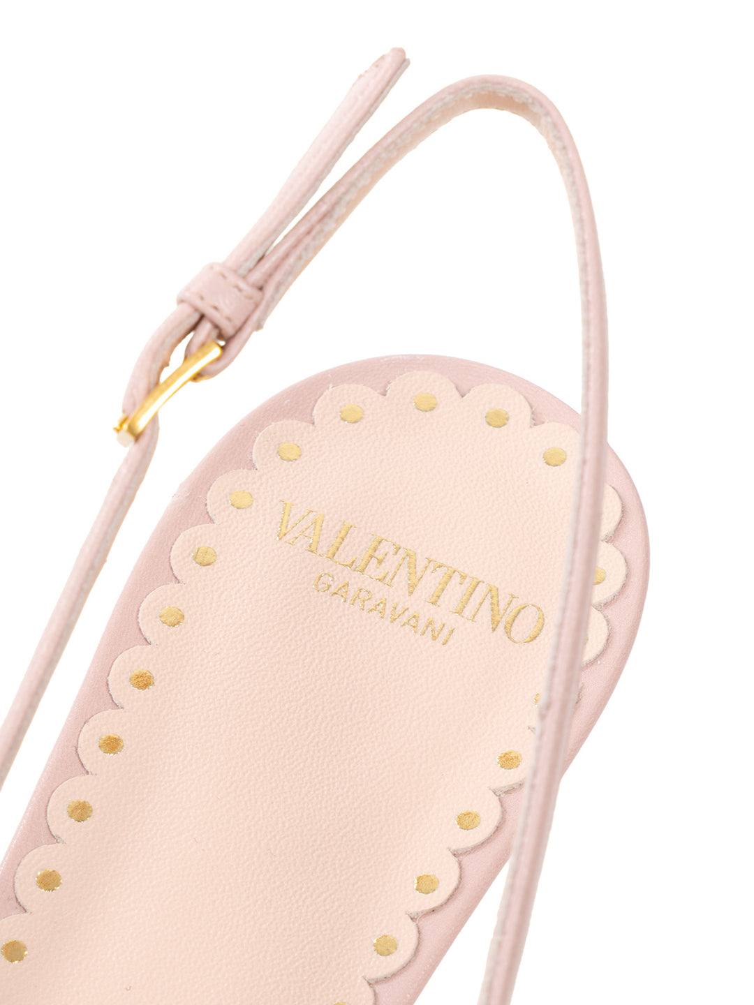 Sling Back mit farblich abgesetzter Spitze