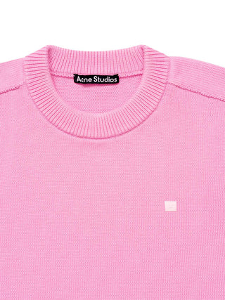 Rosa Pullover mit Logo