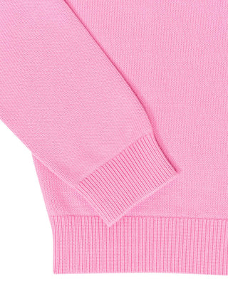 Rosa Pullover mit Logo