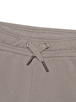 Sweat-Bermudashorts mit Logo - Aschgrau