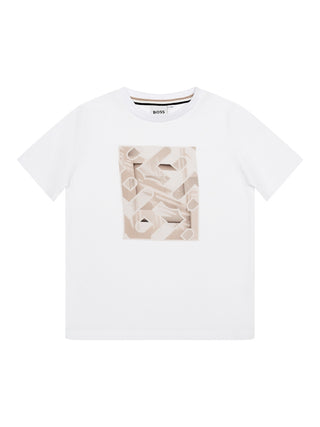 T-Shirt mit Logo-Print - Weiß