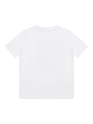 T-Shirt mit Logo-Print - Weiß