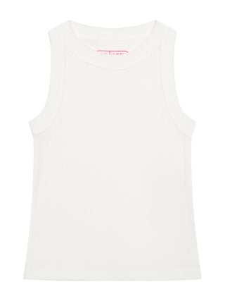 Pyjama Set - Top & Shorts - Weiß/Blau