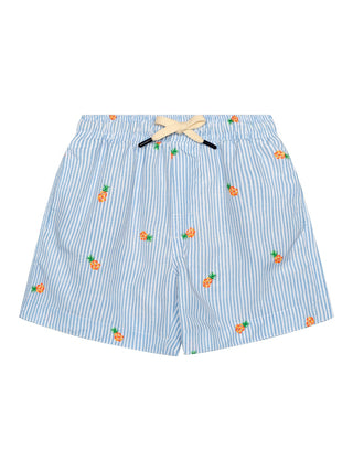 Badeshorts Ananas - Blau
