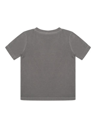 T-Shirt mit Logo-Print - Grau