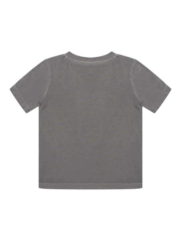 T-Shirt mit Logo-Print - Grau